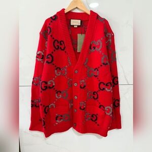 GUCCI GG Wool-Blend Cardigan